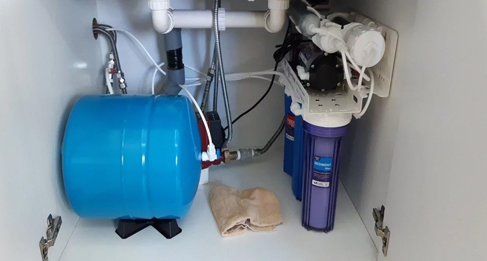 Máy lọc nước không hút được nước có thể do vấn đề ở máy bơm