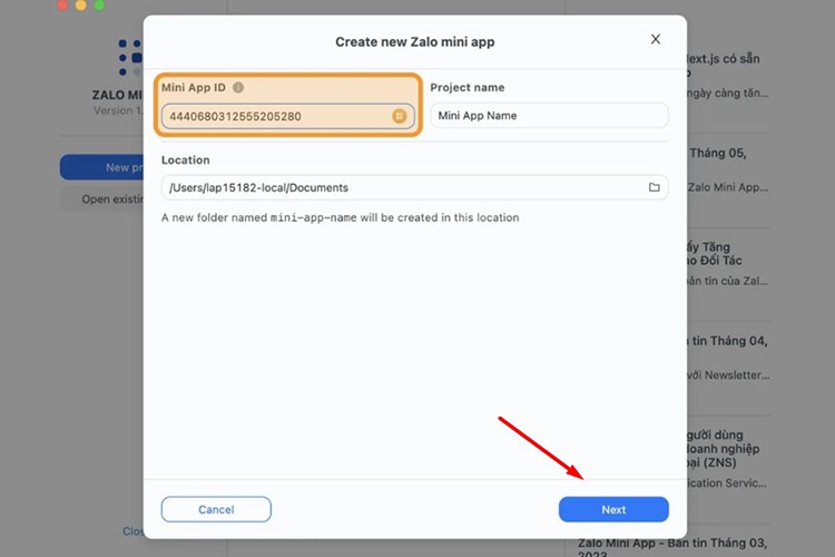 Zalo Mini App (hình 9)