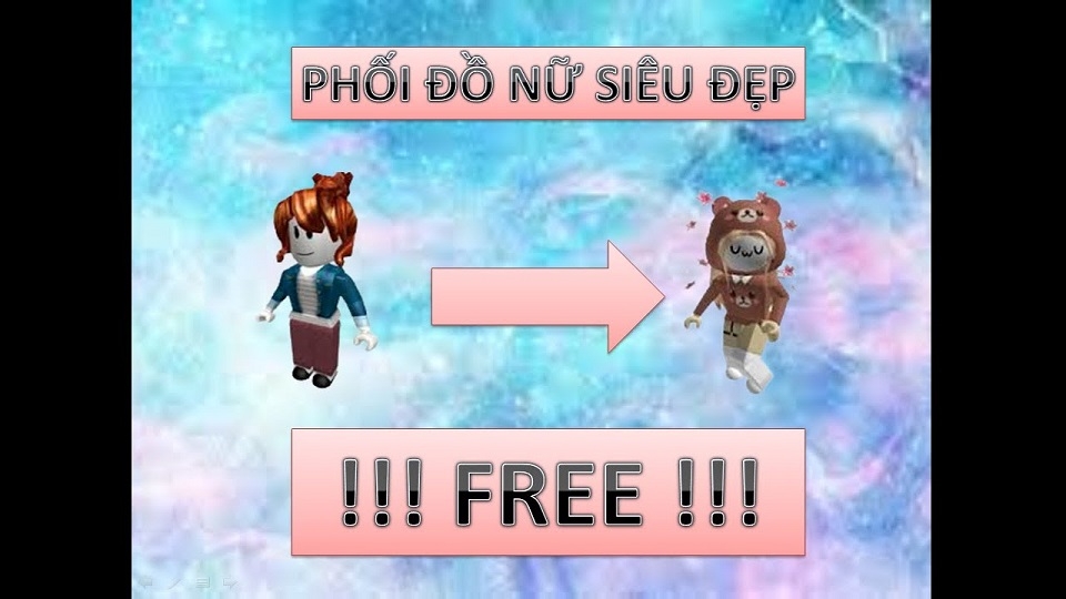 Phối đồ cực xinh đẹp cùng Roblox