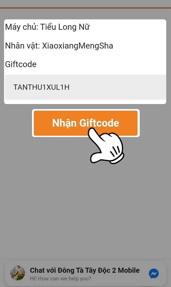 giftcode đông tà tây độc - hình 5