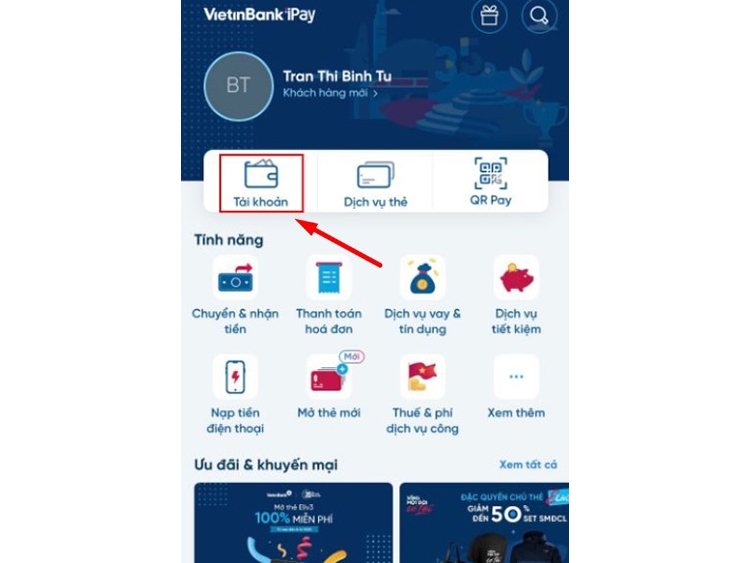 xem lịch sử giao dịch Vietinbank (hình 2)