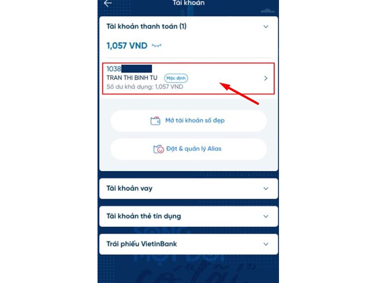 xem lịch sử giao dịch Vietinbank (hình 3)