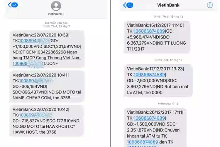 xem lịch sử giao dịch Vietinbank (hình 9)