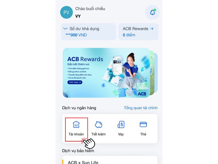 xem lịch sử giao dịch ACB (hình 4)