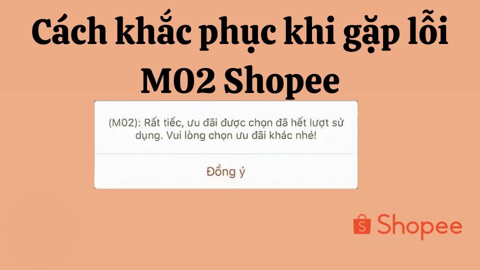 Hướng dẫn cách khắc phục khi gặp lỗi M02 Shopee