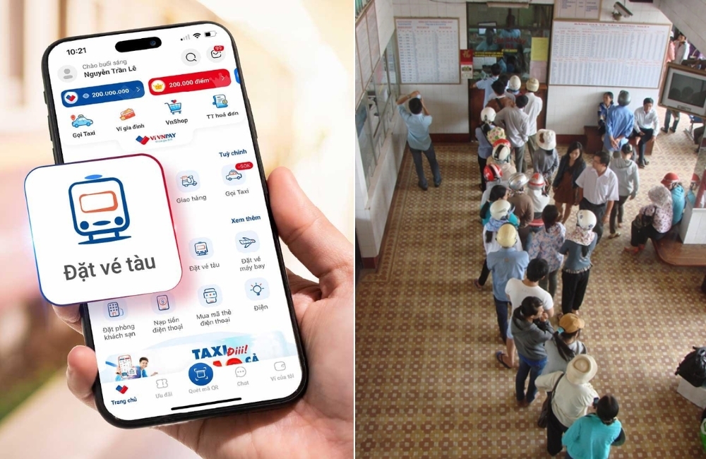 Vì sao nên đặt vé tàu online