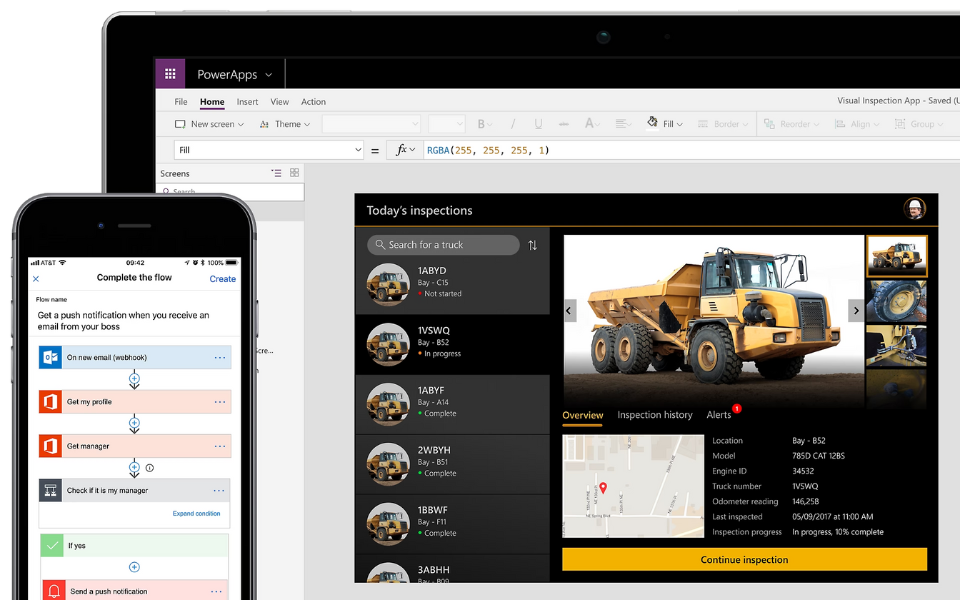 Power Apps cho phép làm việc mọi nơi và trên mọi thiết bị