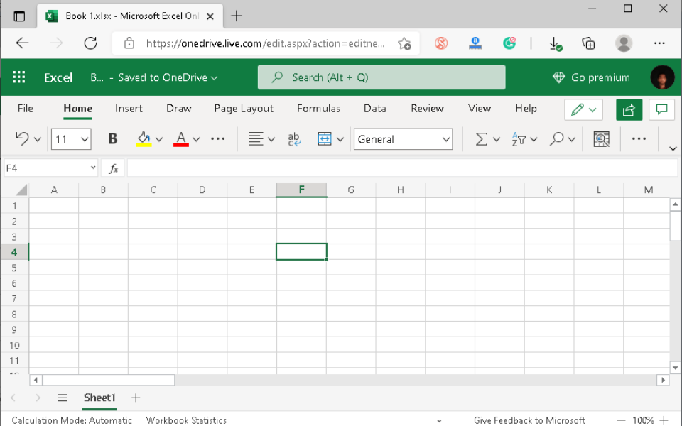 Hướng dẫn sử dụng Excel online