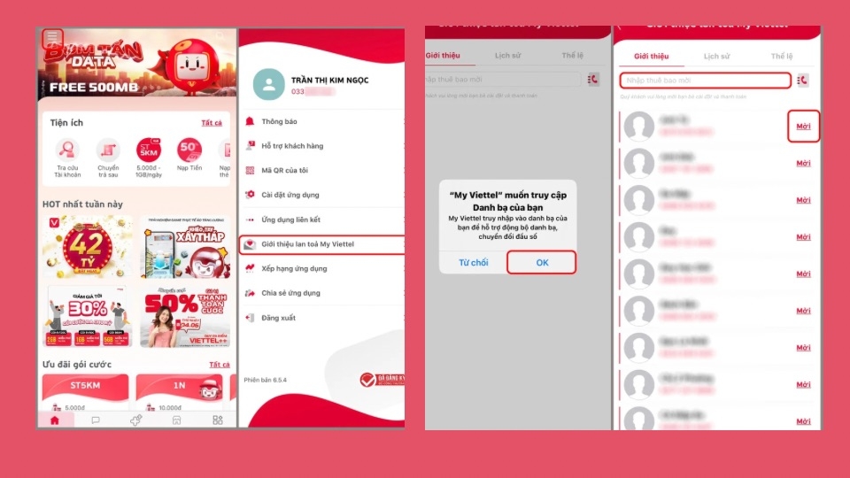 Cách có 4G miễn phí bằng cách giới thiệu bạn bè dùng My Viettel