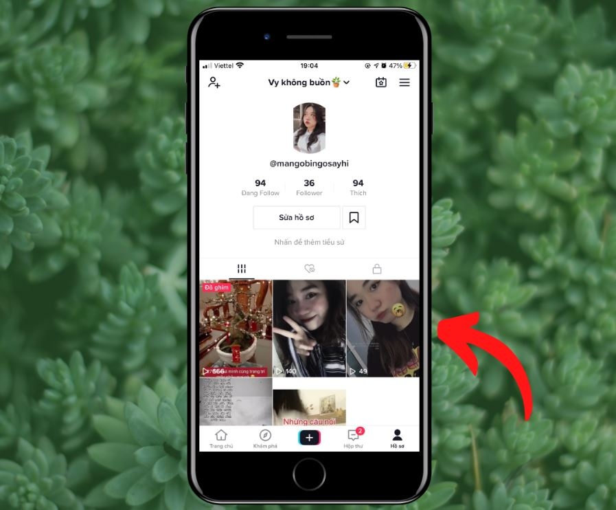 Chọn video bạn cần xóa