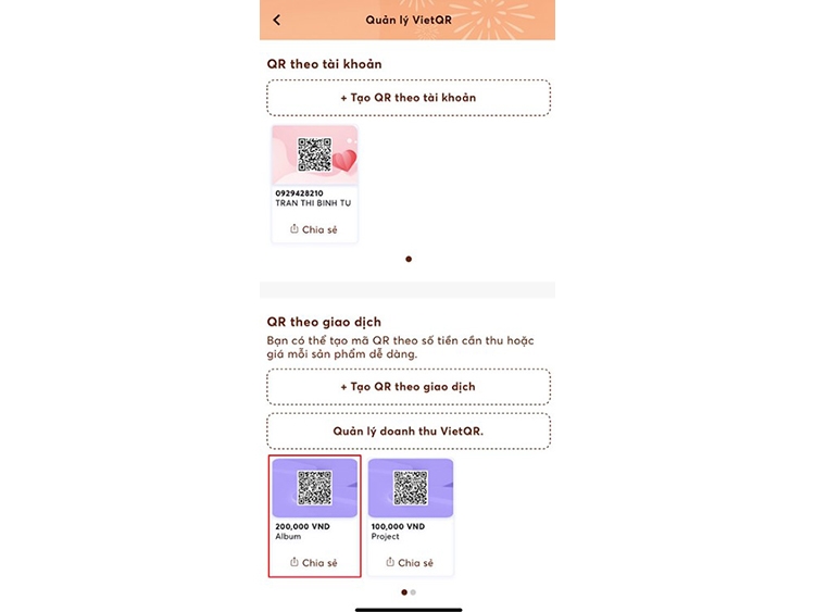 Cách lấy mã QR ngân hàng MB (hình 14)