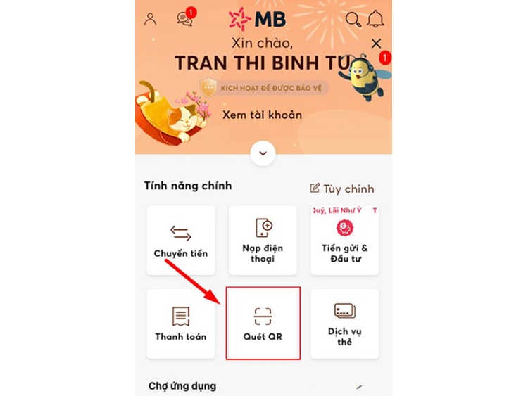 Cách lấy mã QR ngân hàng MB (hình 5)