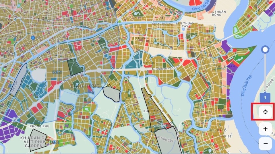 Phần mềm tra cứu sổ đỏ: Quy hoạch Thành phố Hồ Chí Minh