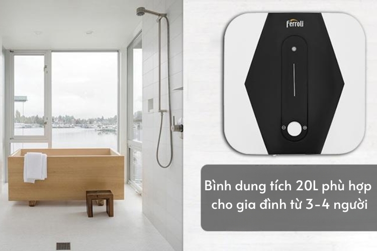 dung tích máy nước nóng