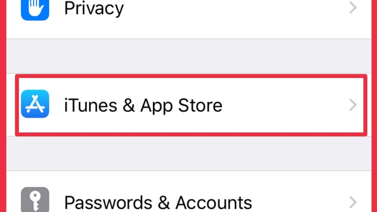 chuyển appstore sang hàn chọn itunes & appstore