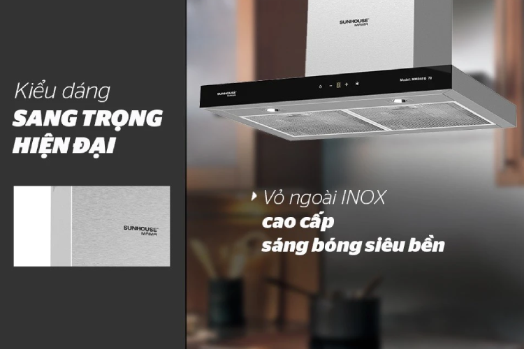 Đánh giá chi tiết và những lý do nên chọn dùng máy hút mùi Sunhouse Hình 3
