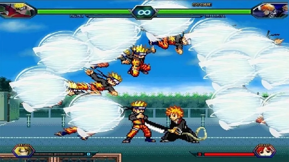 Chế độ chơi team trong Naruto vs Bleach