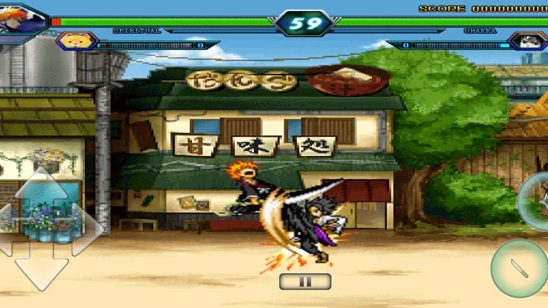 Đồ họa mãn nhãn của Naruto vs Bleach 3.3 apk
