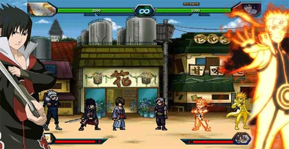 Lối chơi đơn giản dễ thao tác của tựa game Naruto vs Bleach