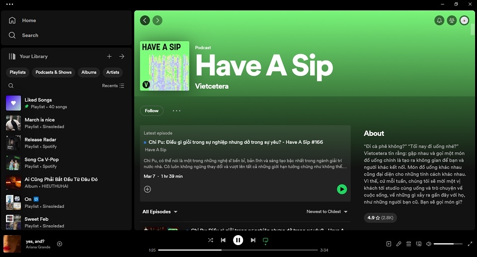 Spotify đã mở rộng nền tảng của mình để bao gồm cả podcast