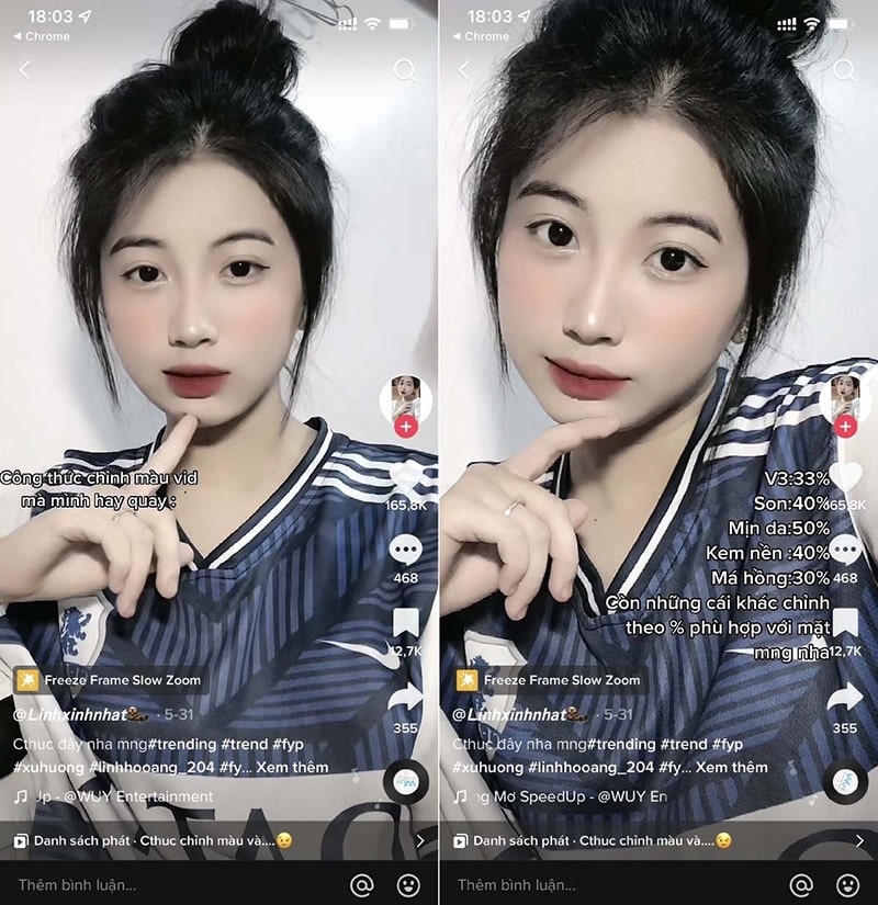 Cách chỉnh màu trên TikTok siêu đẹp, tự nhiên nhưng lại vô cùng đơn giản, dễ thực hiện 8