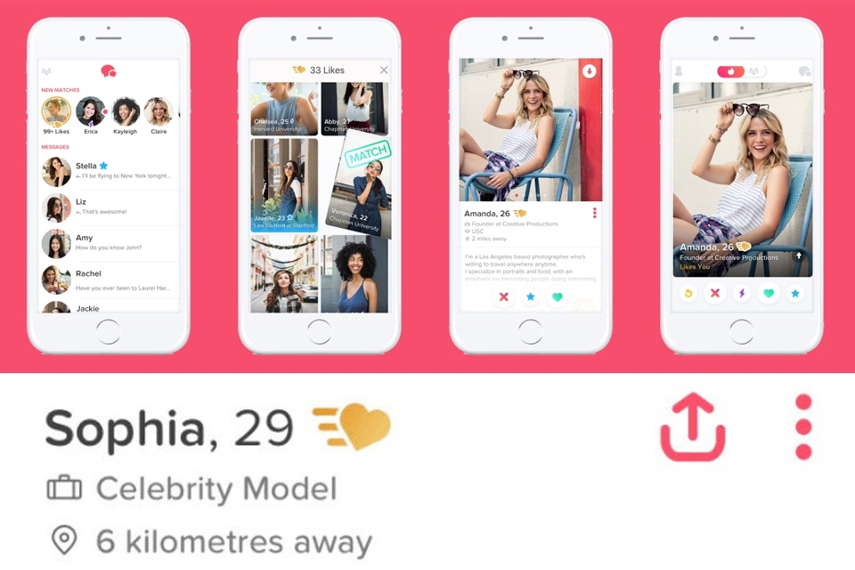 Tinder Gold đem đến cho người dùng trải nghiệm quẹt profile mới mẻ và hấp dẫn.