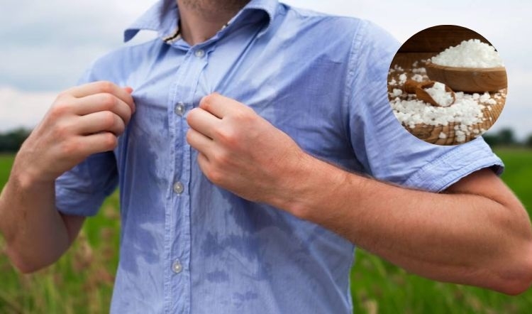 Mồ hôi muối được kết tinh từ nước và một lượng muối nhỏ