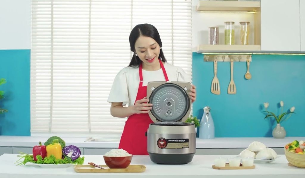 Các chức năng nấu của nồi cơm cao tần Sunhouse giúp việc nấu ăn trở nên dễ dàng 3