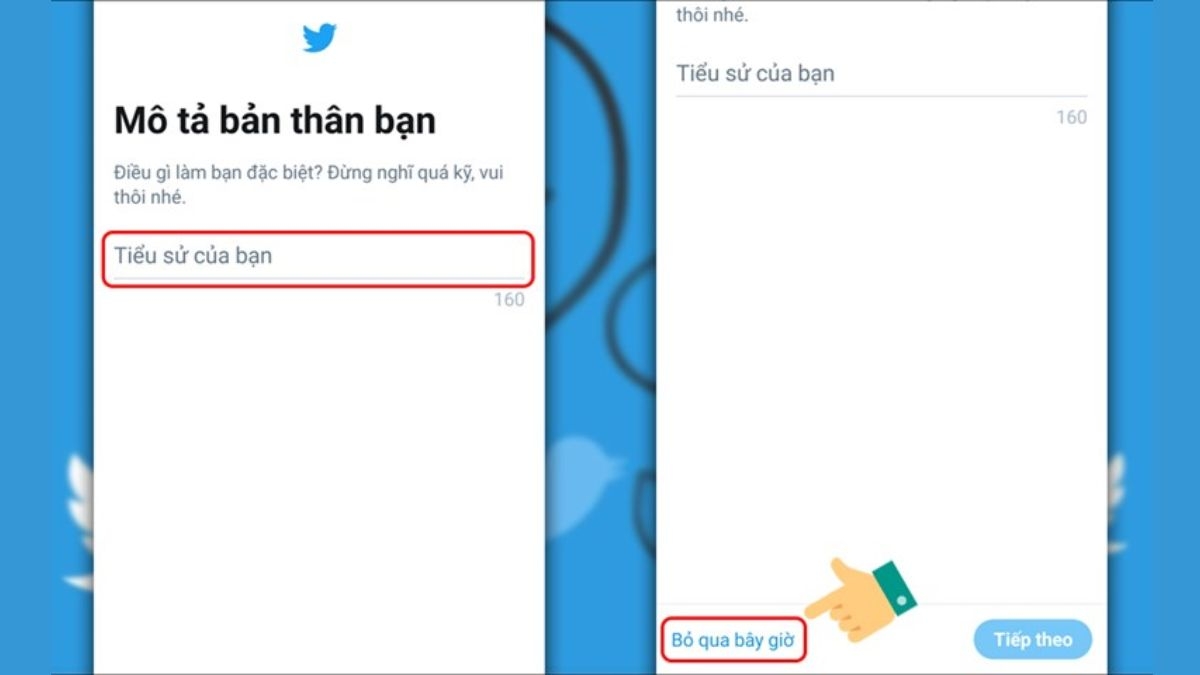 Cách Twitter đăng nhập trên điện thoại thông qua số điện thoại, Gmail bước 3