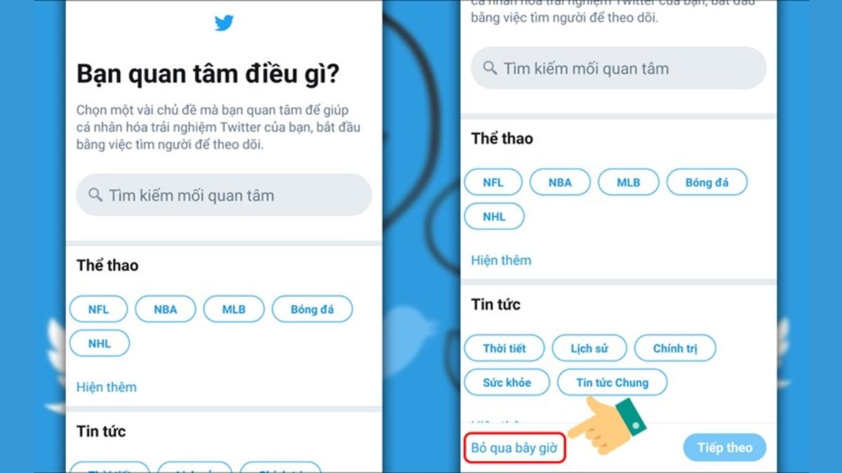 Cách Twitter đăng nhập trên điện thoại thông qua số điện thoại, Gmail bước 4