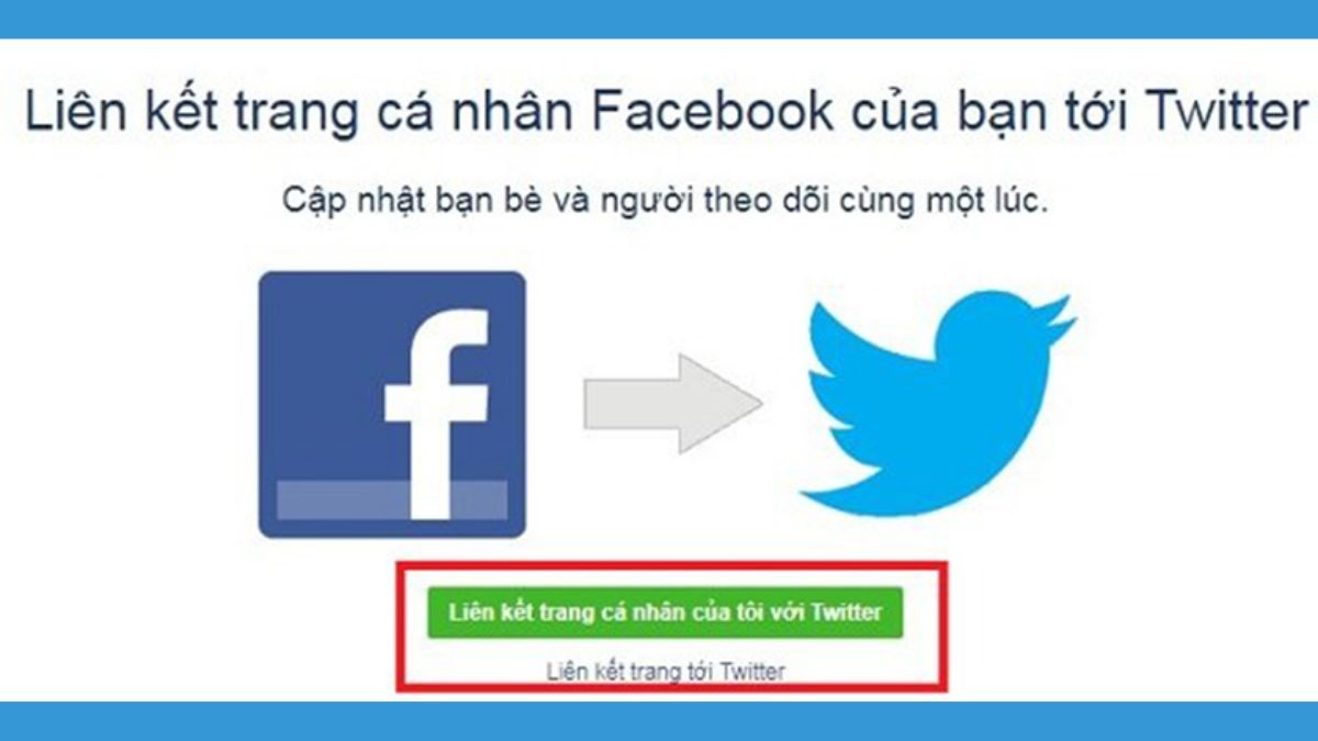 Đăng nhập Twitter thông qua Facebook bước 2