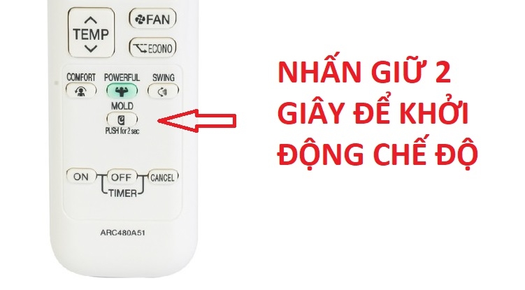 Chế độ MOLD/MOLD Chế độ MOLD/MOLD PROOF máy lạnh (ảnh 3)