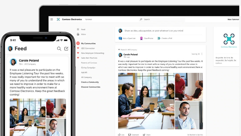 Yammer là giải pháp truyền thông hiệu quả và thông minh