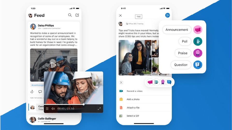 Yammer có giao diện dễ sử dụng