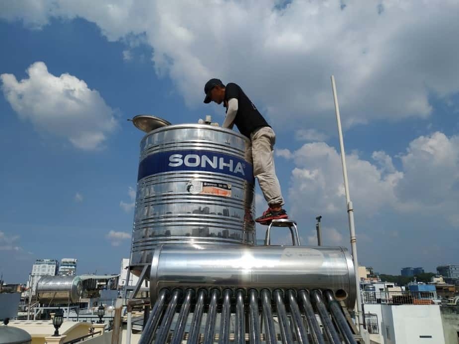 5 tác hại của máy nước nóng năng lượng mặt trời 5