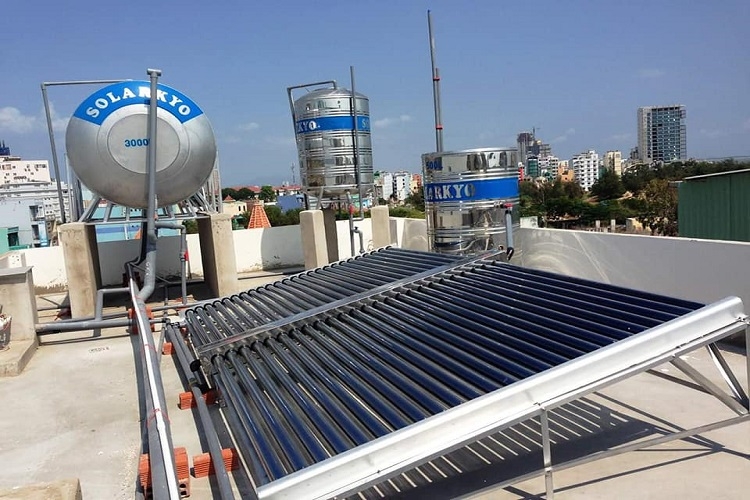 5 tác hại của máy nước nóng năng lượng mặt trời