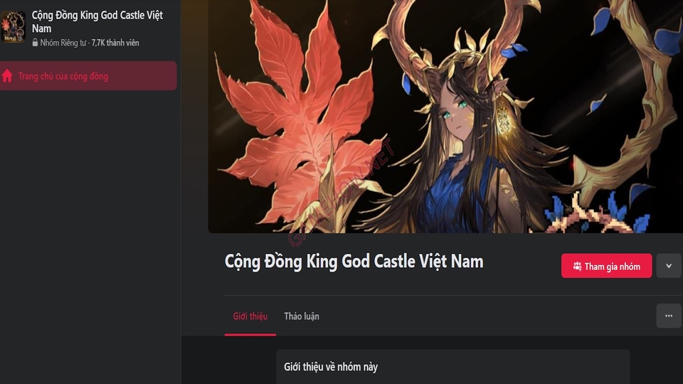 Group King God Castle nhận code miễn phí