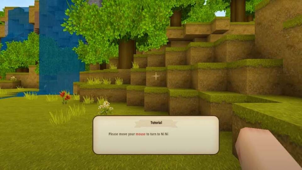 Giao diện chào mừng bạn đến với game