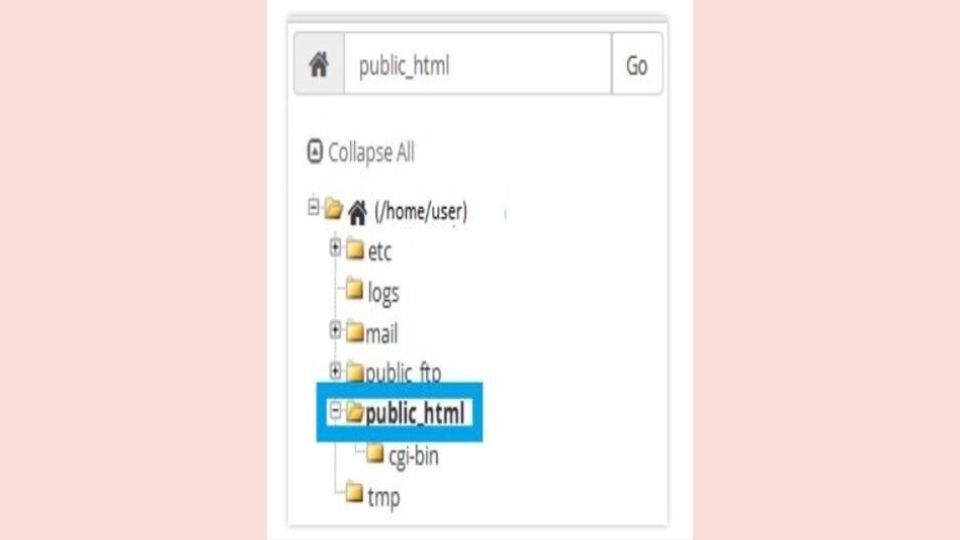 Truy cập thư mục public_html và click chọn Upload