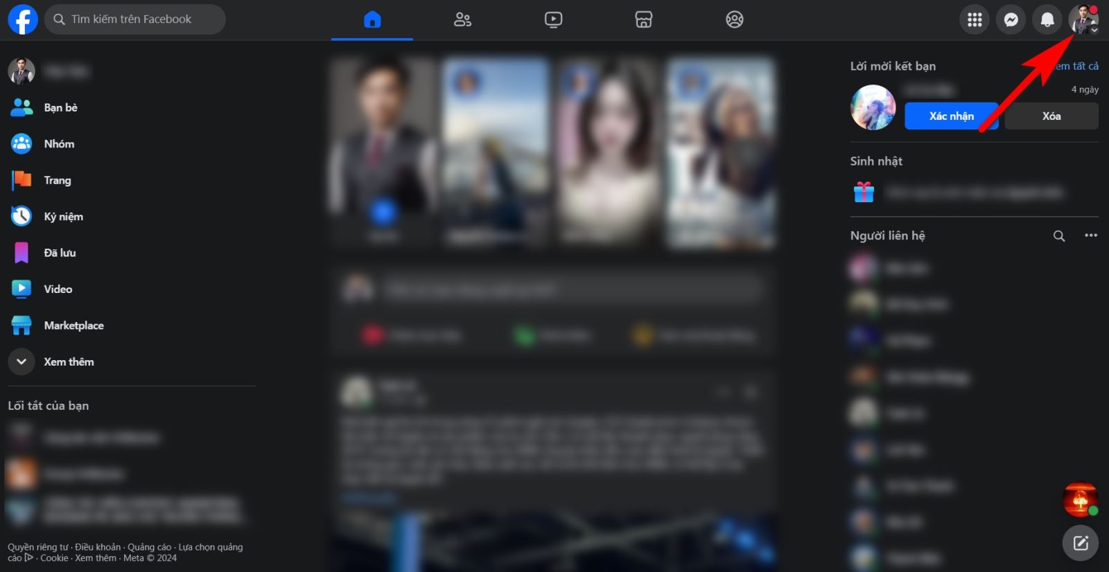 kho lưu trữ tin trên facebook 6