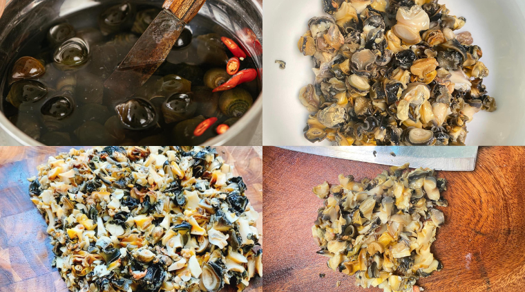 hoa chuối xào ốc - ảnh 3