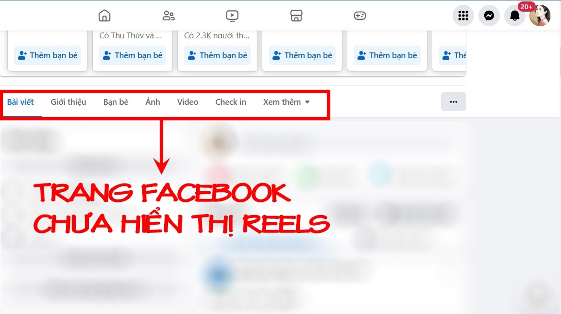 cách hiện reels trên trang cá nhân facebook 5