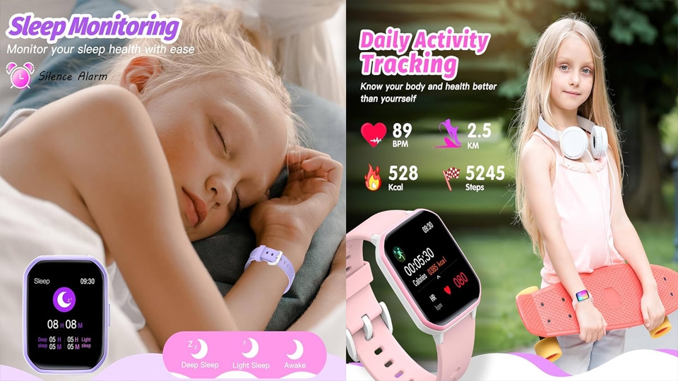 Đồng hồ thông minh giúp theo dõi sức khoẻ của trẻ