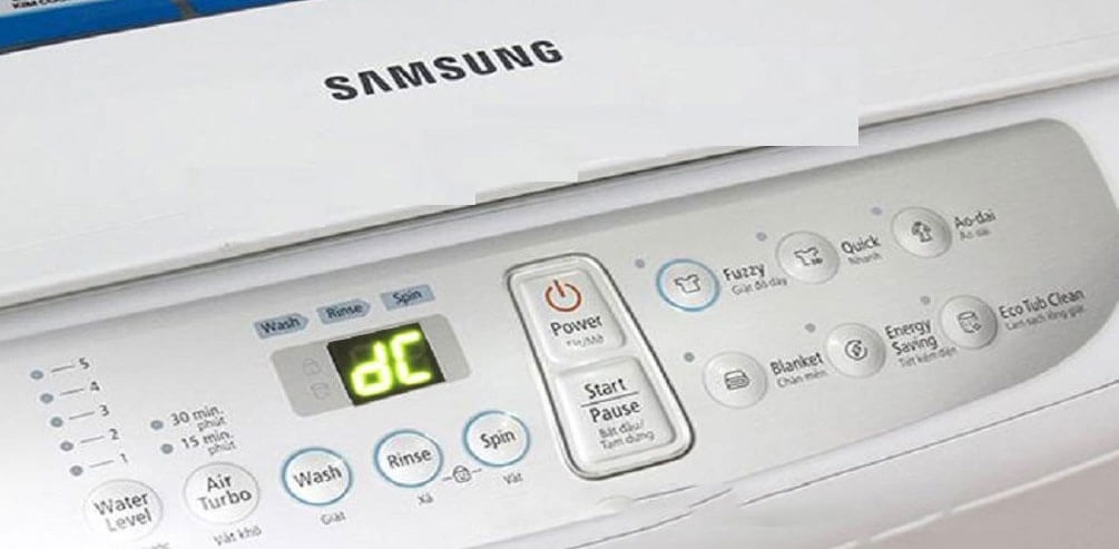 máy giặt Samsung báo lỗi DC 1