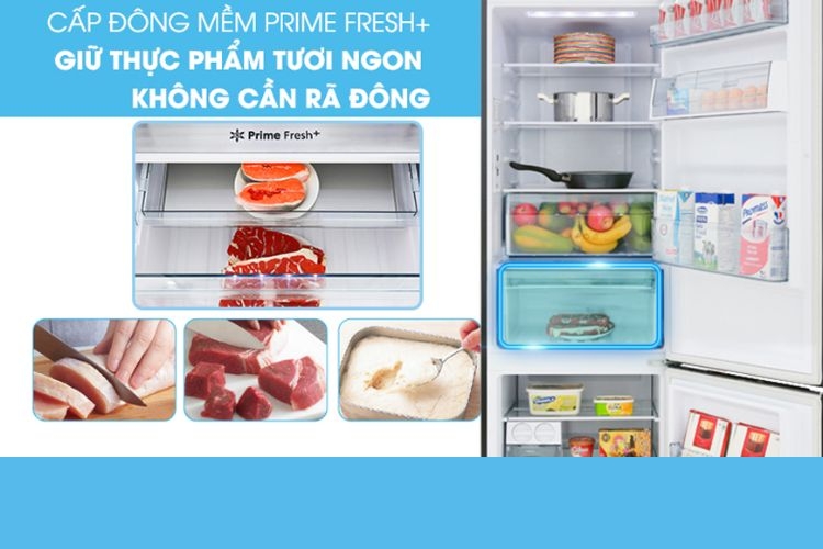 Lợi ích của ngăn đông mềm Prime Fresh+