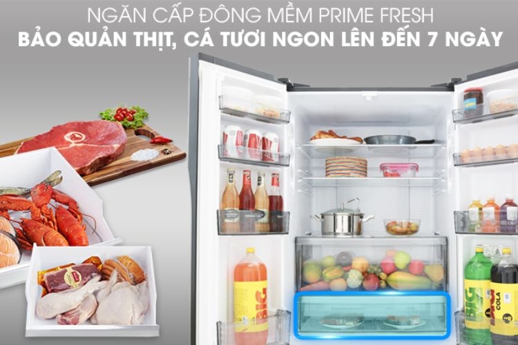 Lợi ích ngăn đông mềm Prime Fresh+