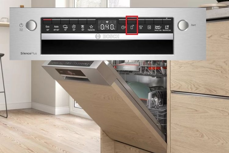 Ký hiệu chế độ Remote Control máy rửa bát Bosch