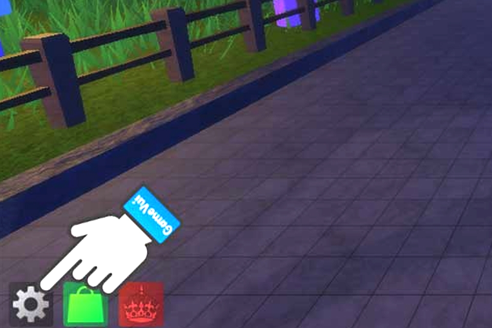 Đăng nhập game Sakura Stand rồi nhấp vào cài đặt.