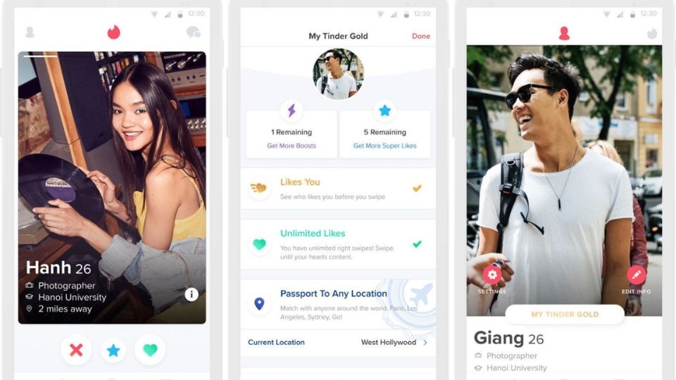 Xem ai thích mình trên ứng dụng Tinder là gì?