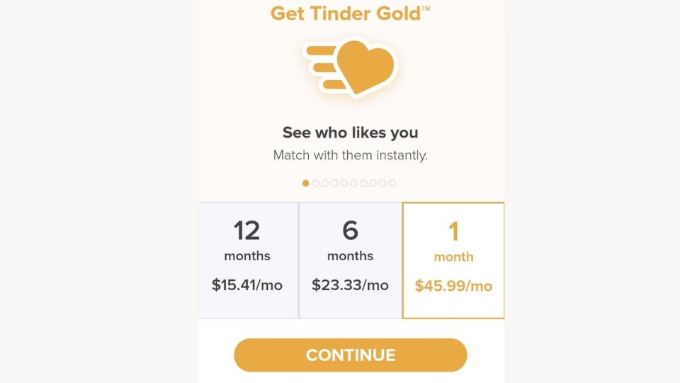 Làm thế nào để mua Tinder Gold sử dụng?